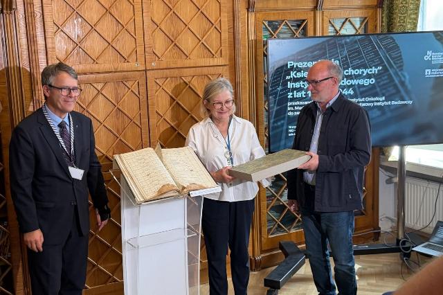 Prezentacja w Narodowym Instytucie Onkologii im. Marii Skłodowskiej - Curie
